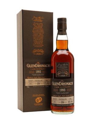 Glendronach 1993 Highland Single Malt Scotch Whisky - 29 Year Old Pedro Ximenez Sherry Cask, 70cl / 54.2%, Distillery Bottling