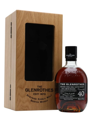 Glenrothes 40 Year Old Speyside Single Malt Scotch Whisky