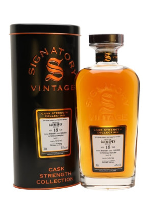 Glen Spey 2007 / 18 Year Old / Cask 4 / Signatory Cask Strength Speyside Whisky