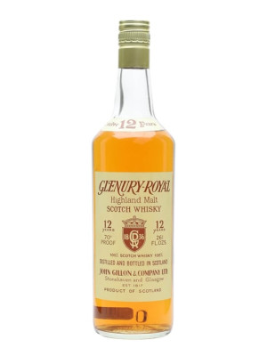 Glenury Royal 12 Year Old / Bot.1970s Highland Whisky
