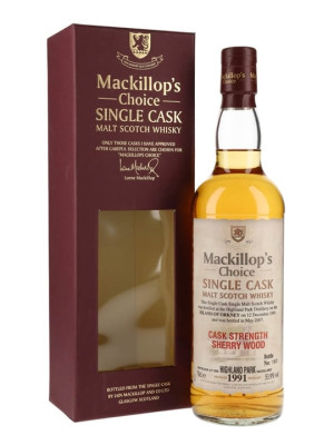 Highland Park 1991 / 15 Year Old / Sherry Cask / Mackillop's Island Whisky