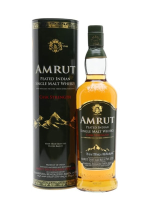 Amrut Peated Cask Strength Indian Single Malt Whisky