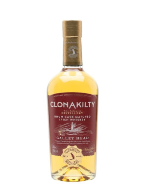 Clonakilty Galley Head Rhum Cask Irish Whiskey Blended Irish Whiskey