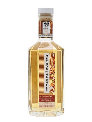 Method and Madness Oats & Malt - 70cl / 46%, Limited Edition, Ex-Bourbon Maturation, Triple-Distilled Smoothness