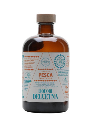 Liquori Dell'Etna Liquore di Pesca Tabacchiera (Peach)