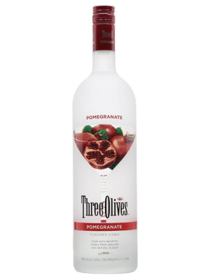 Three Olives Pomegranate Vodka Spirit Drink / Litre