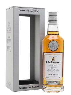 Linkwood 15 Year Old / G&M Distillery Label Speyside Whisky