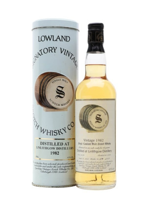 Linlithgow 1982 / 18 Year Old / Signatory Lowland Whisky