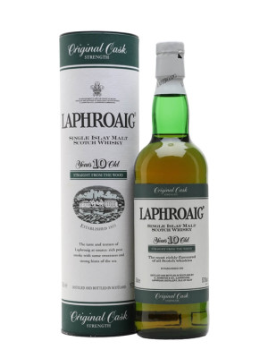 Laphroaig 10 Year Old / Cask Strength Islay Single Malt Scotch Whisky