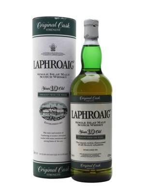 Laphroaig 10 Year Old / Cask Strength / Litre Islay Whisky