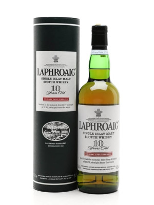 Laphroaig 10 Year Old / Cask Strength Islay Single Malt Scotch Whisky