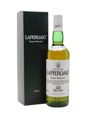 Laphroaig 10 Year Old Royal Warrant / Bot.1994 Islay Whisky