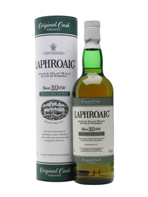 Laphroaig 10 Year Old / Cask Strength / Misspelt Islay Whisky