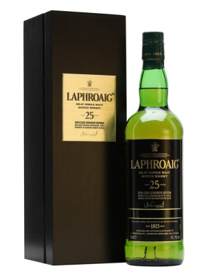 Laphroaig 25 Year Old Cask Strength / Bot.2014 / Gift Box Islay Whisky