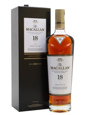 Macallan 18 Year Old / Sherry Oak / 2020 Release Speyside Whisky