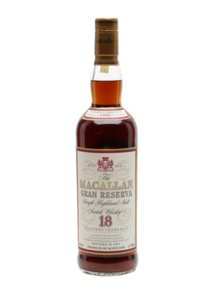 Macallan 1980 / 18 Year Old / Gran Reserva / Bot.1999 Speyside Whisky