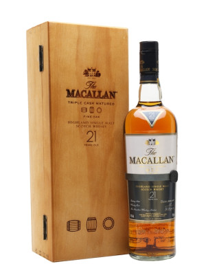 Macallan 21 Year Old / Fine Oak Speyside Single Malt Scotch Whisky