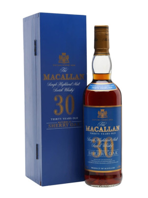 Macallan 30 Year Old / Sherry Oak Speyside Single Malt Scotch Whisky