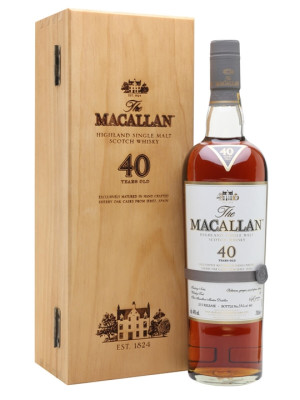 Macallan 40 Year Old / Sherry Oak / 2017 Release Speyside Whisky