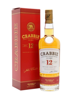 Crabbie 12 Year Old Speyside Single Malt Scotch Whisky