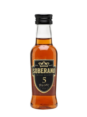 Soberano 5 Brandy Miniature