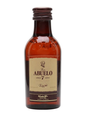 Ron Abuelo 7 Year Old Anejo Rum Miniature Single Modernist Rum