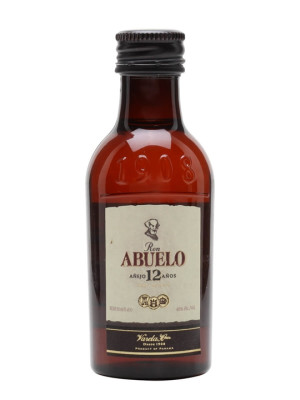 Ron Abuelo 12 Year Old Anejo Rum Miniature Single Modernist Rum
