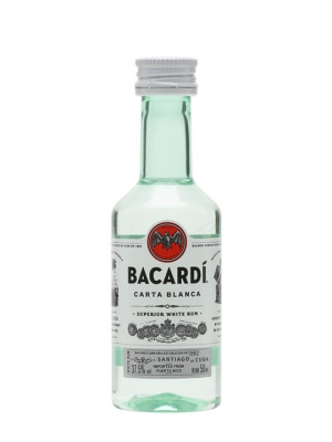 Bacardi Carta Blanca Rum Miniature