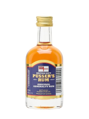 Pusser's Blue Label Rum Miniature Blended Modernist Rum