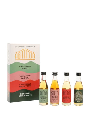 Agitator World of Vacuum Distilled Whiskies / 4x5cl Swedish Whisky