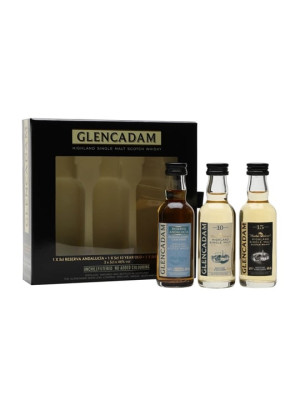Glencadam Miniature Triple Pack / Andalucia, 10 Year Old, 15 Year Old / 3x5cl Highland Whisky