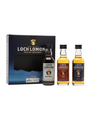 Loch Lomond Miniature Gift Set / 3x5cl Highland Whisky