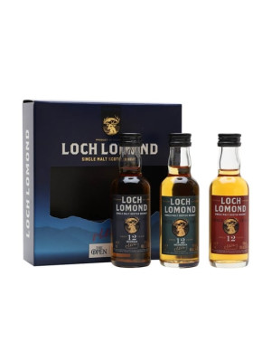 Loch Lomond Distillery 12 Year Old Miniature Gift Set /3x5cl Highland Whisky