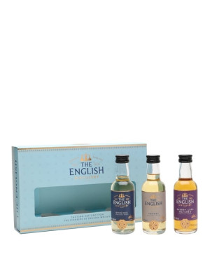 The English Original, Smokey, Sherry Cask Miniature Gift Set / 3x5cl English Whisky