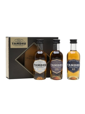 Tamdhu Miniature Gift Set (12, 15, 18 Year Old) / 3x5cl Speyside Whisky
