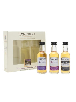 Tomintoul Tri-Pack / 40% / 10 Year Old, 16 Year Old & Tlath Speyside Whisky