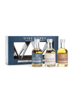White Peak Wire Works Miniature Gift Set / Caduro, Bourbon Barrel & Virign Oak Single Whisky