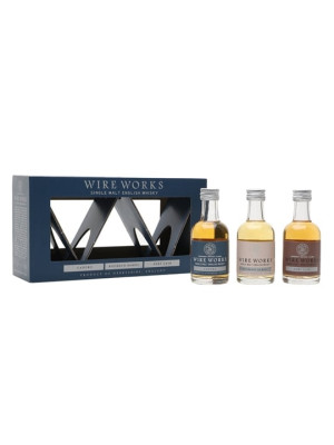 White Peak Wire Works Miniature Gift Set / Caduro, Bourbon Barrel & Port Cask English Whisky