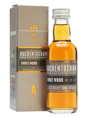 Auchentoshan Three Wood Miniature Lowland Single Malt Scotch Whisky