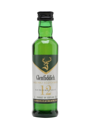 Glenfiddich 12 Year Old Miniature Speyside Single Malt Scotch Whisky