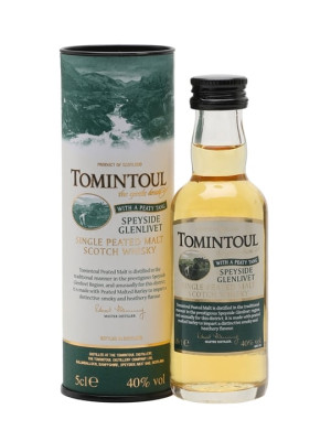 Tomintoul With a Peaty Tang Miniature Speyside Whisky