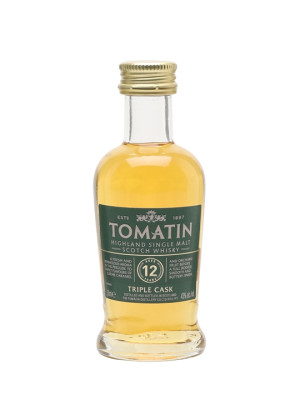 Tomatin 12 Year Old Miniature Highland Single Malt Scotch Whisky