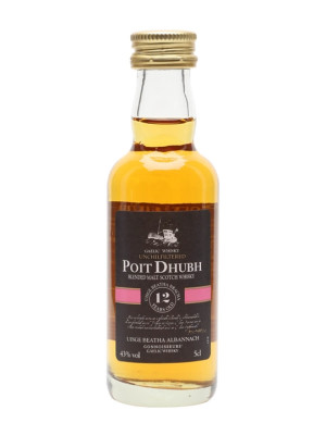 Poit Dhubh 12 Year Old Miniature Blended Malt Scotch Whisky