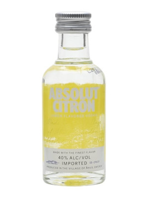 Absolut Citron Vodka Miniature