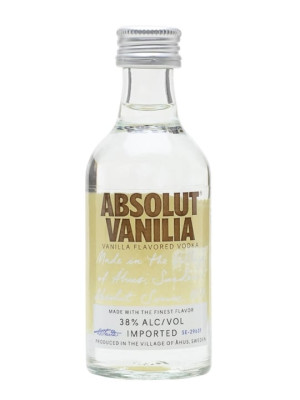 Absolut Vanilla Vodka Miniature
