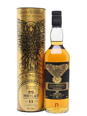 Mortlach 15 Year Old Single Malt Scotch Whisky | Game of Thrones Six Kingdoms Edition | 70cl / 46%