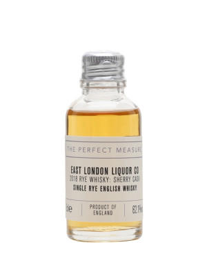 East London Liquor Co Rye Whisky 2018 Sample / Whisky Show 2023 Single Whisky