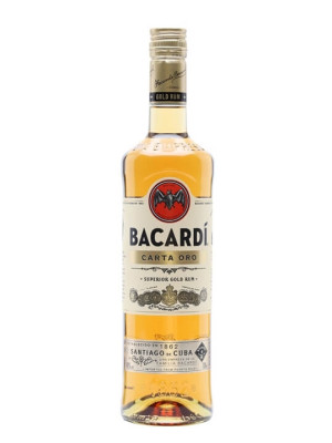 Bacardi Carta Oro Gold Rum (40%) Single Modernist Rum