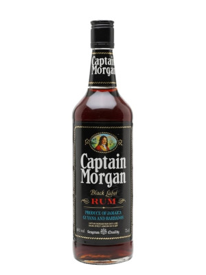Captain Morgan Black Label / Bot.1980s