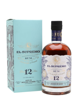 El Supremo 12 Year Old Single Traditional Column Still Rum